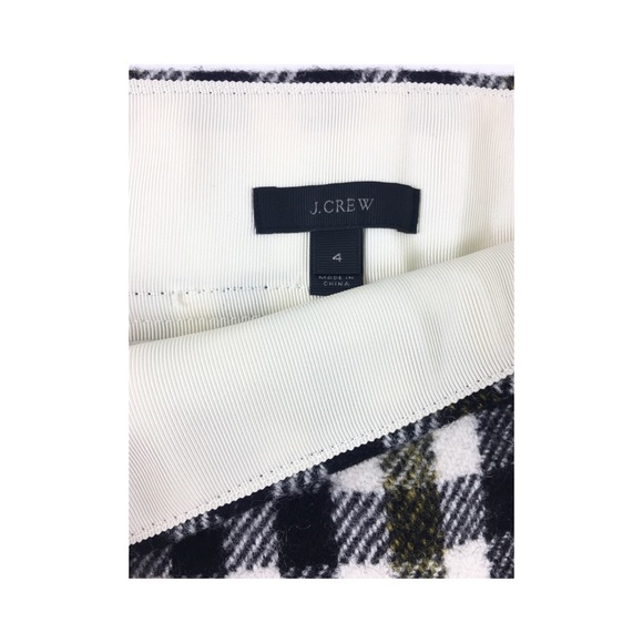 J. Crew • Oxford Check Mini-Skirt - Picture 4 of 6